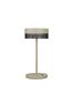 Preview: Hell Mesh LED Tischleuchte 3-fach Warmweiss Dimmbar 30cm USB IP54 Sand 50430/1-13