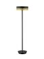 Preview: Hell Mesh LED Stehleuchte Warmweiss Dimmbar 120cm Schwarz/Gold 60520/1-06