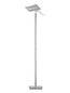 Preview: Hell Evolo LED Stehleuchte 2-fach Dimmbar 185cm CCT Nickel 60526/1-92