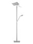 Preview: Hell Evolo LED Stehleuchte 2-fach Dimmbar 185cm CCT Nickel 60527/2-92