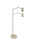 Preview: Hell Pepe LED Stehleuchte Warmweiss Dimmbar 133cm Sand 60535/1-13