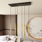 Preview: Bioledex Tamrisal Pendelleuchte 6-fach G9 gold 70x130x22cm Made in Europe