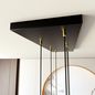 Preview: Bioledex Tamrisal Pendelleuchte 6-fach G9 gold 70x130x22cm Made in Europe
