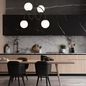 Preview: Bioledex Jonquira Deckenleuchte 4-fach E14 schwarz opal 50x58x50cm Made in Europe