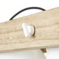 Preview: Brilliant Plow Pendelleuchte, 5-flammig E27 Weiß Holz Hell FSC 82175/05