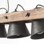 Preview: Brilliant Decca Pendelleuchte, 5-fach E27 Schwarz Stahl 85875/46