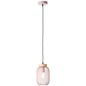 Preview: Brilliant Giada Pendelleuchte 16cm E27 Pink Hell Holz FSC 99109/04