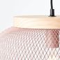 Preview: Brilliant Giada Pendelleuchte 40cm E27 Pink Hell Holz FSC 99111/04