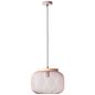 Preview: Brilliant Giada Pendelleuchte 40cm E27 Pink Hell Holz FSC 99111/04