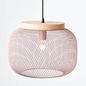 Preview: Brilliant Giada Pendelleuchte 40cm E27 Pink Hell Holz FSC 99111/04