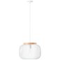 Preview: Brilliant Giada LED Pendelleuchte, 1-flammig Weiß Holz Hell FSC 99111/75