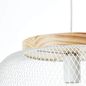 Preview: Brilliant Giada LED Pendelleuchte, 1-flammig Weiß Holz Hell FSC 99111/75