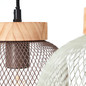 Preview: Brilliant Giada Pendelleuchte, 3-flammig E27 Mehrfarbig Holz FSC 99150/72