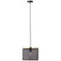 Preview: Brilliant Neolia Pendelleuchte 30cm E27 Schwarz Gold 99281/86