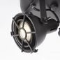 Preview: Brilliant Jesper LED Spotrondell, 2-flammig GU10 5W/4,5W Warmweiß Schwarz Korund G54324/86