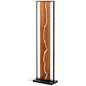 Preview: Brilliant Thunder LED Standleuchte 1,2m 18W Warmweiß Matt Schwarz Holz G80111/76