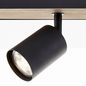 Preview: Brilliant Jello Wood LED Spotbalken, 4-fach GU10 10W/4,5W Warmweiß Schwarz Holz G93071/76