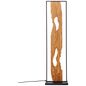 Preview: Brilliant Chaumont LED Standleuchte 120cm 20W Warmweiß Schwarz Holz G94542/76