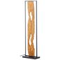 Preview: Brilliant Chaumont LED Standleuchte 120cm 20W Warmweiß Schwarz Holz G94542/76