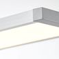 Preview: Brilliant Entrance LED Pendelleuchte Paneel 120cm 22W Warmweiß Aluminium Weiß G97028/21