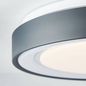 Preview: Brilliant Tessy LED Deckenleuchte 39cm 22W Anthrazit Weiß Chrom Nachtlicht G97191/63