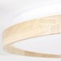 Preview: Brilliant Alson LED Deckenleuchte 48cm 32W Holz Hell Weiß Nachtlicht, Timer G99787/75