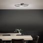 Preview: Brilliant Bray LED Deckenleuchte 52x30cm 24W Warmweiß Schwarz G99904A06