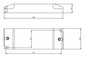 Preview: Dotlux 4521-24 LED-Netzteil CV 24V DC 0-30W 0-1,25A dimmbar Phasenan/abschnitt IP20