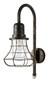 Preview: Eco-Light Bird Aussenwandleuchte E27 Bewegungsmelder IP44 Braun-Gold