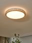 Preview: ECO-LIGHT May LED Deckenleuchte Warmweiss dimmbar 24W 2180Lm holzfarbe ⌀43cm