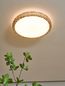 Preview: ECO-LIGHT May LED Deckenleuchte Warmweiss dimmbar 12W 1100Lm holzfarbe ⌀31cm