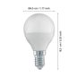 Preview: Eglo 110177 LED E14 Leuchtmittel 1x4,9W Ø45mm 3-step dimming warmweiss dimmbar