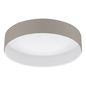 Preview: Eglo 31589 PASTERI LED 3-fach Deckenleuchte 3x3,6W Ø320mm Weiss Taupe warmweiss