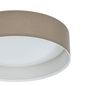 Preview: Eglo 31589 PASTERI LED 3-fach Deckenleuchte 3x3,6W Ø320mm Weiss Taupe warmweiss