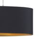 Preview: Eglo 31611 MASERLO E27 2-fach Hängeleuchte 780x220mm Schwarz Gold