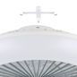 Preview: Eglo 35144 SAYULITA-L LED 3-fach Ventilator 3x12,6W Ø550mm Weiss Grau Milky steuerbare Lichtfarbe dimmbar