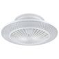 Preview: Eglo 35145 MALINSKA LED 3-fach Ventilator 3x12,6W Ø550mm Weiss Kristalloptik steuerbare Lichtfarbe dimmbar