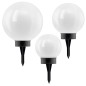 Preview: Eglo 48483 Z_SOLAR LED Gartenleuchte 1x0,1W, 1x0,2W, 1x0,2W Schwarz Weiss