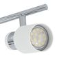 Preview: Eglo 92087 DAVIDA LED GU10 4-fach Spotleuchte 4x4,6W 780x70mm Chrom Weiss