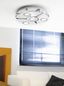 Preview: Eglo 93107 Cabo LED Deckenleuchte 4x3W Edelstahl chrom weiss klar