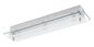 Preview: Eglo 93886 Fres 2 LED Wandleuchte / Deckenleuchte 3x5.4W Stahl chrom klar weiss