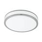 Preview: Eglo 95682 PALERMO 2 LED Deckenleuchte 15,6W Ø280mm Weiss Chrom warmweiss