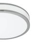 Preview: Eglo 95682 PALERMO 2 LED Deckenleuchte 15,6W Ø280mm Weiss Chrom warmweiss