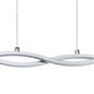 Preview: Eglo 96103 LASANA 2 LED Hängeleuchte 19W 870x80mm Chrom Weiss warmweiss