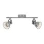 Preview: Eglo 96553 SERAS LED GU10 2-fach Spotleuchte 2x3W 370x65mm Nickel-Antik