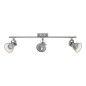 Preview: Eglo 96554 SERAS LED GU10 3-fach Spotleuchte 3x3W 595x65mm Nickel-Antik