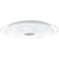 Preview: Eglo 98324 LANCIANO 1 LED Deckenleuchte 33W Ø560mm Weiss Chrom CCT steuerbare Lichtfarbe dimmbar