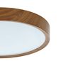 Preview: Eglo 98602 MUSURITA LED 6-fach Deckenleuchte 6x5,5W Ø440mm Holzoptik Natur Weiss warmweiss