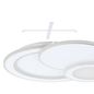 Preview: Eglo 99397 MENTALURGIA LED Deckenleuchte 11W, 9,8W, 8,5W, 6W, 5W 495x465mm Weiss Chrom CCT steuerbare Lichtfarbe