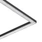 Preview: Eglo 99799 LEJIAS LED Deckenleuchte 21W 450x450mm Schwarz Transparent warmweiss